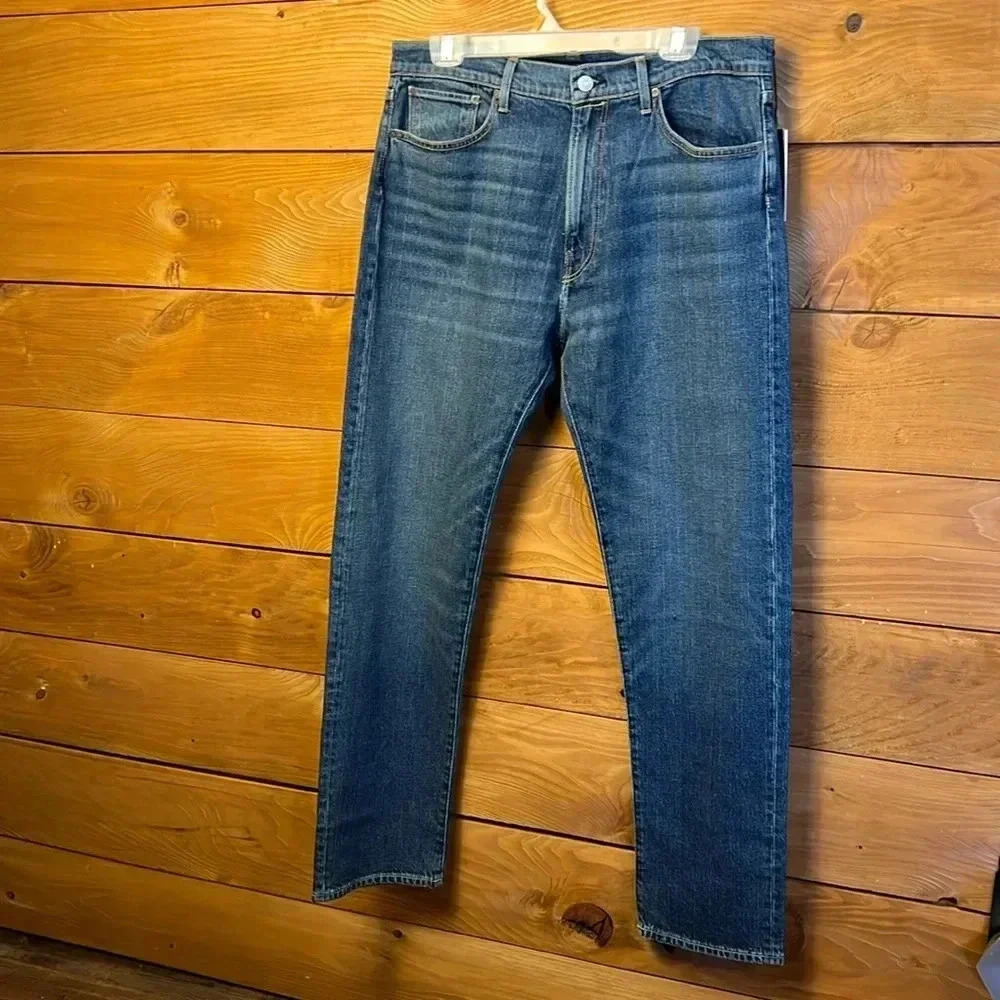 Re/Done Men's Straight Jeans - Blue